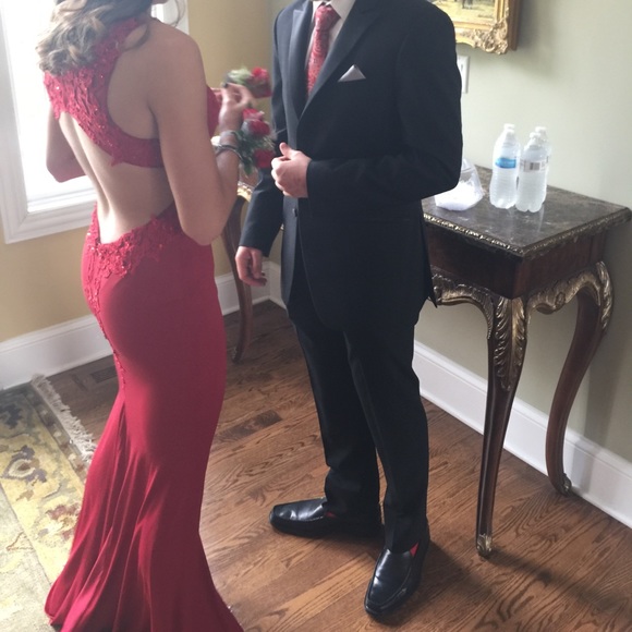 Red Prom Dress - Picture 3 of 4